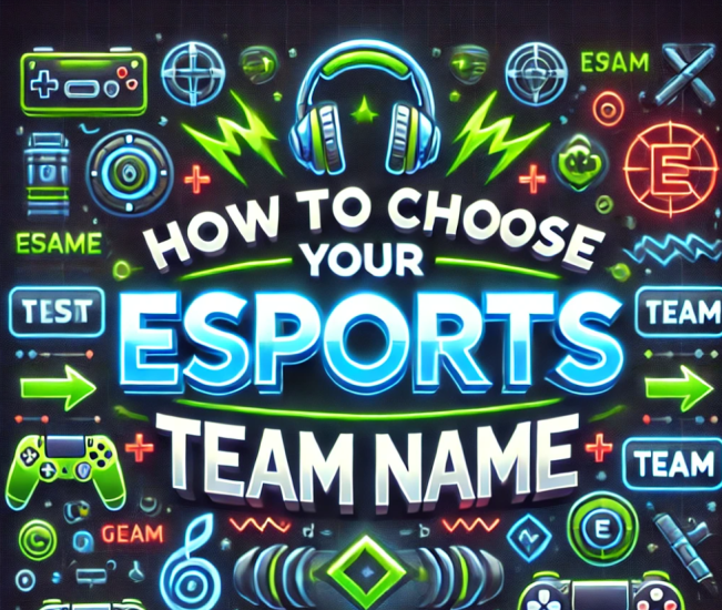 How to Choose Your Esports Team Name