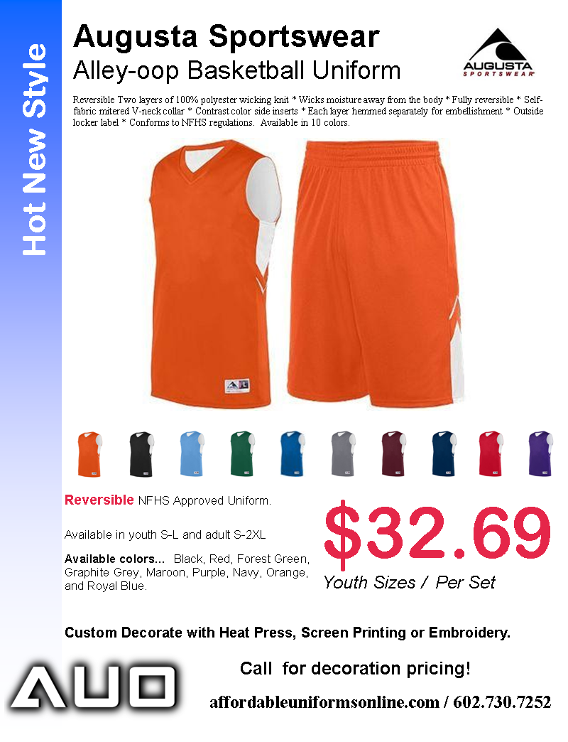 Augusta Basketball Uniforms