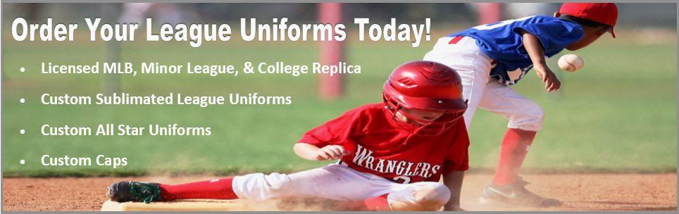 LITTLE LEAGUE BASEBALL UNIFORMS