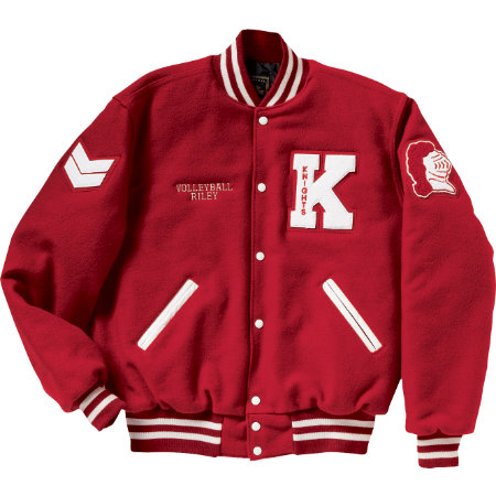 Affordable Uniforms Online-Letterman Jacket