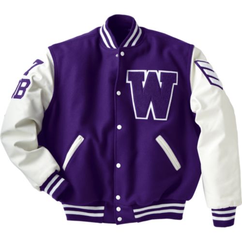 Affordable Uniforms Online-Letterman Jacket
