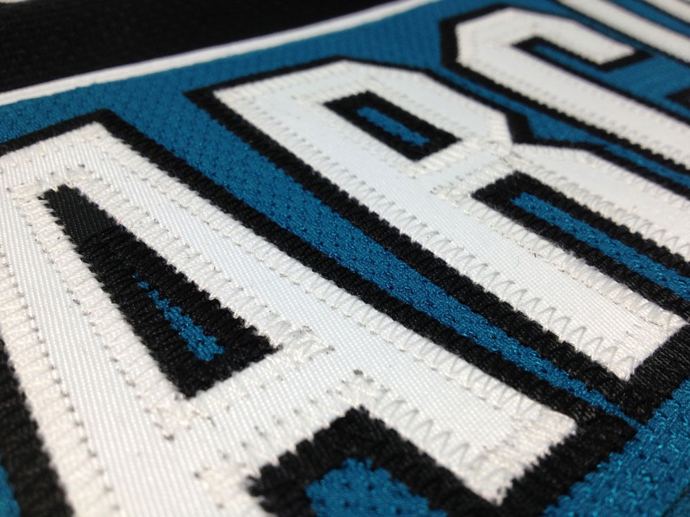 CUSTOM TACKLE TWILL DECORATION FROM AUO